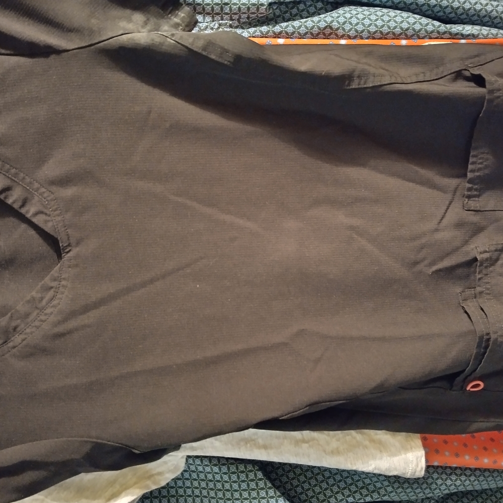 Womens Black Scrub Top And Bottom